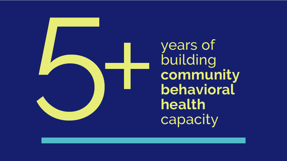 The Academy has spent 5+ years of building community behavioral health capacity