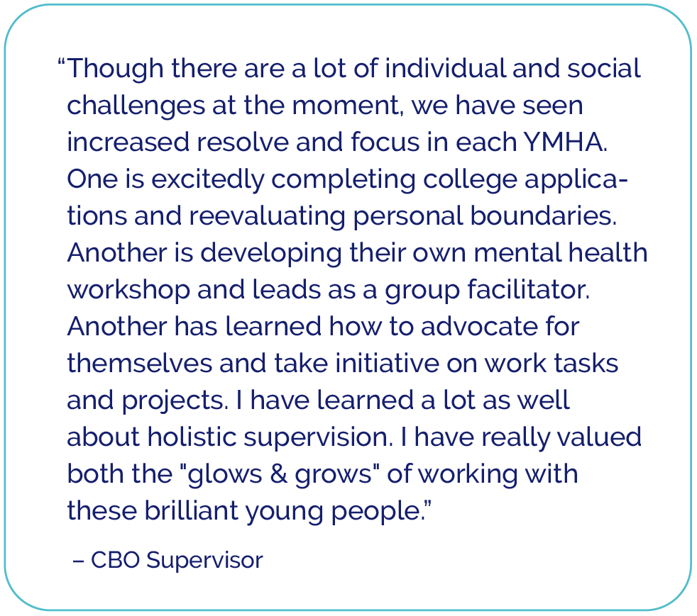 YMHA testimonials